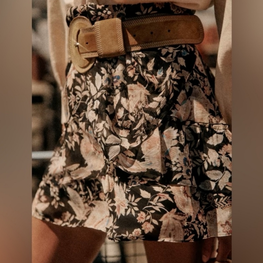 Sezane Floral Skirt